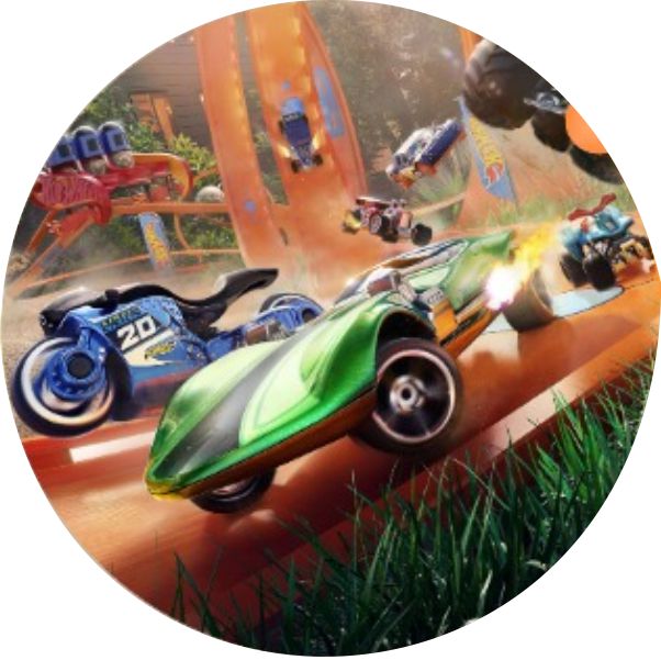 Painel Tecido Redondo -Hot Weels 2